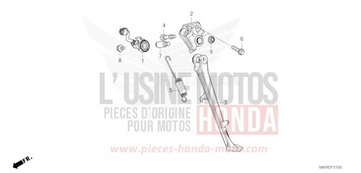 BEQUILLE CBR1000STR de 2024